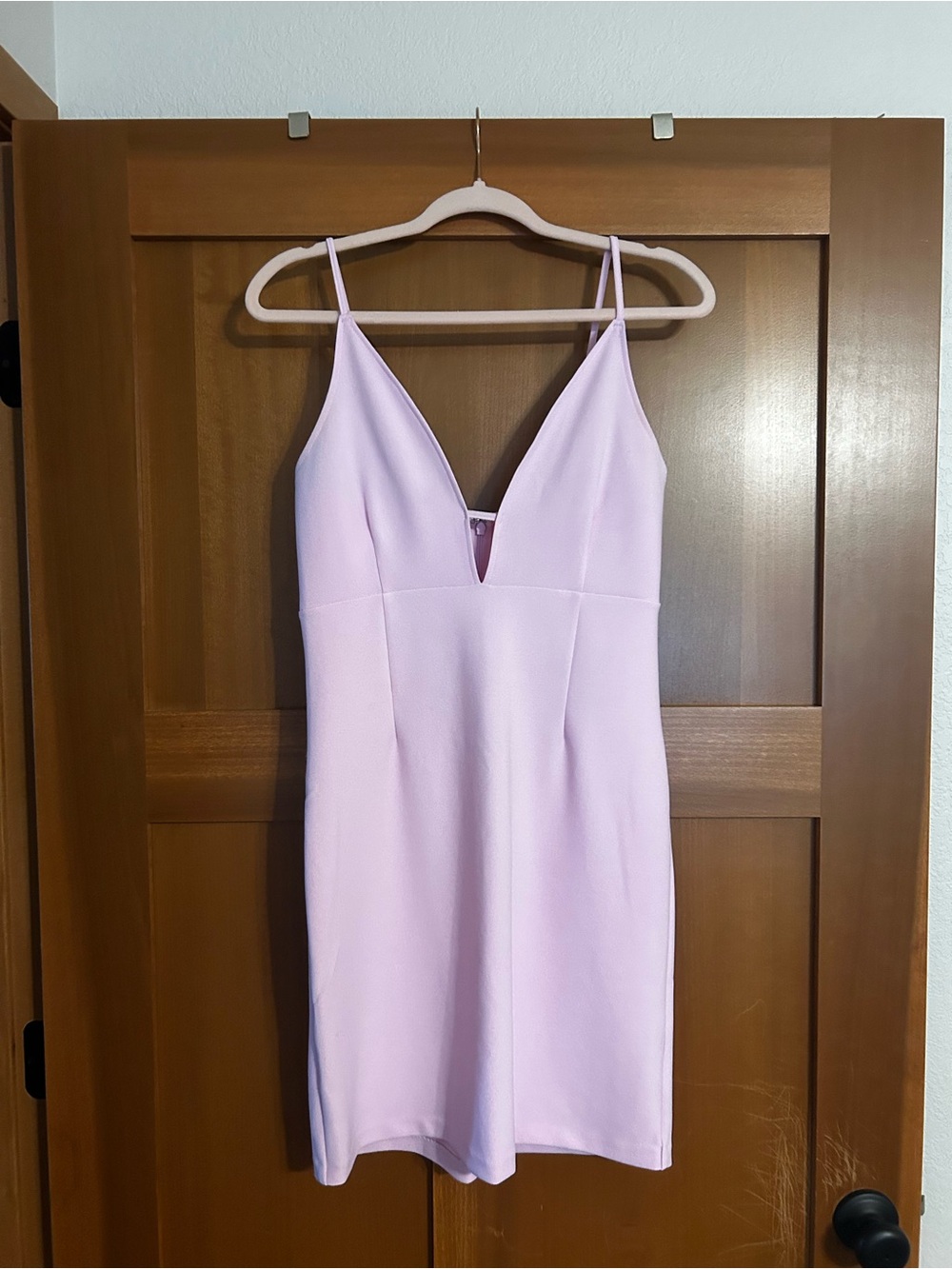 Abercrombie & Fitch Pale pink Spaghetti Strap Mini Dress